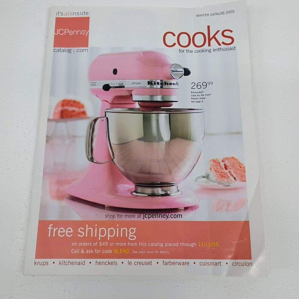 JCPenney COOKS Winter Catalog 2005 Cooks Kitchen Enthusiast Appliances Furniture